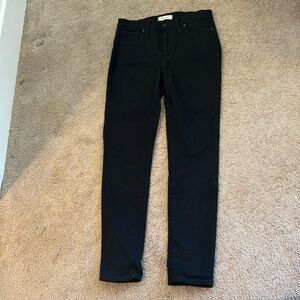 Madewell highrise skinny size 29 black